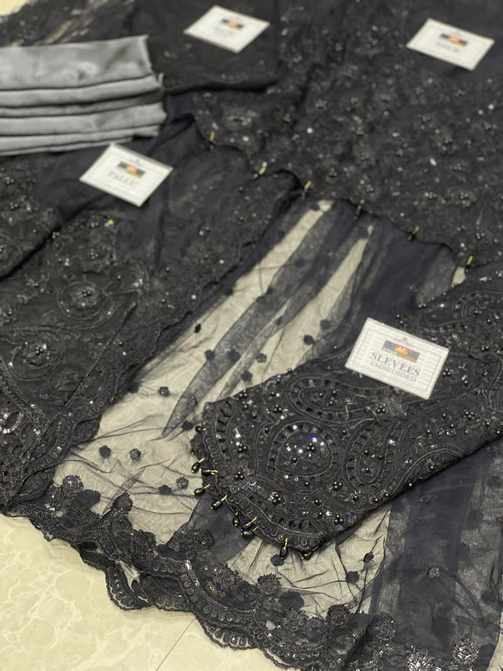 Maria B Net Saree-Aarasta