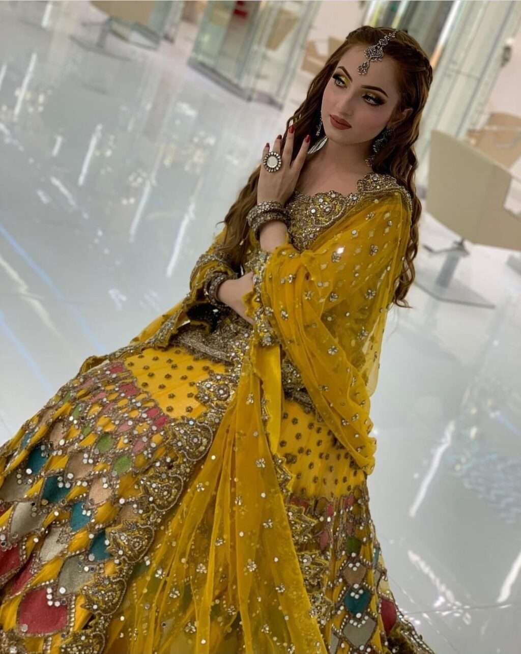 Kashees Net Bridal Suit-Aarasta