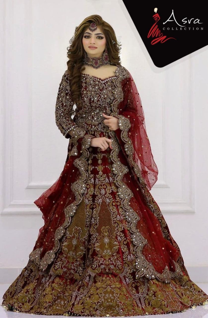 Kashees Net Bridal Suit-Aarasta
