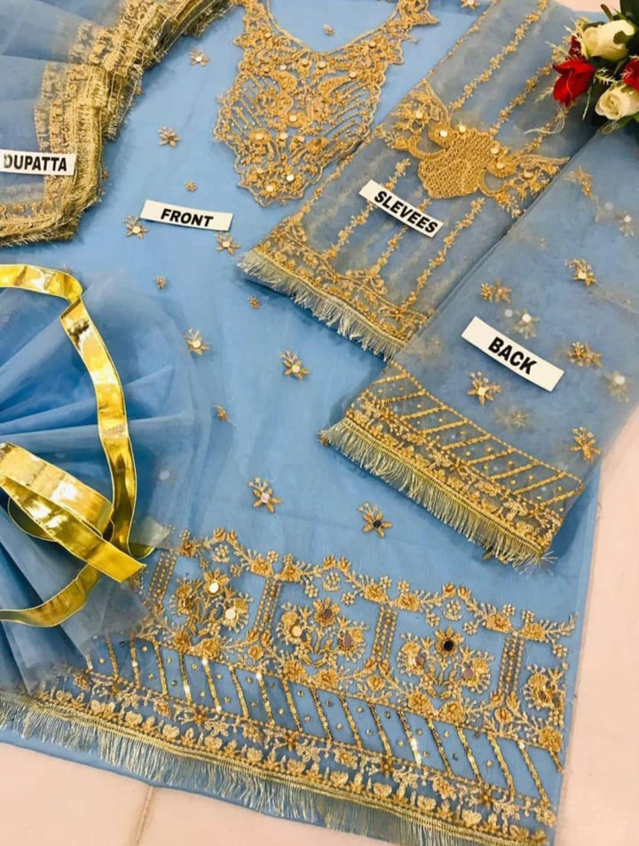 Maha Net Bridal Suit-Aarasta