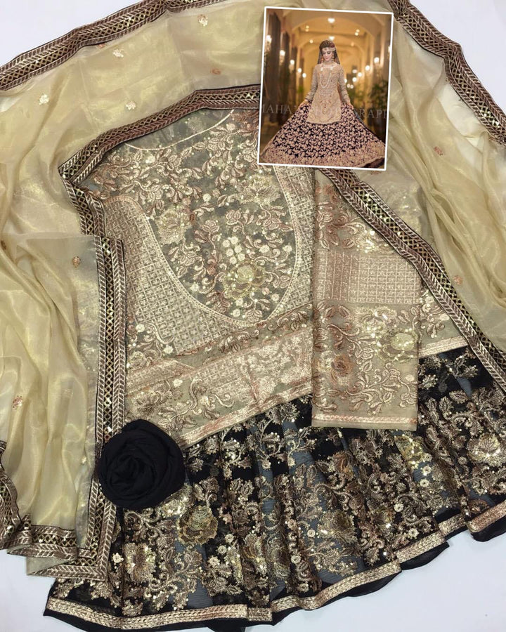 Maha Bridal Chiffon Suit-Aarasta