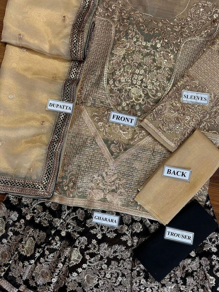 Maha Bridal Chiffon Suit-Aarasta