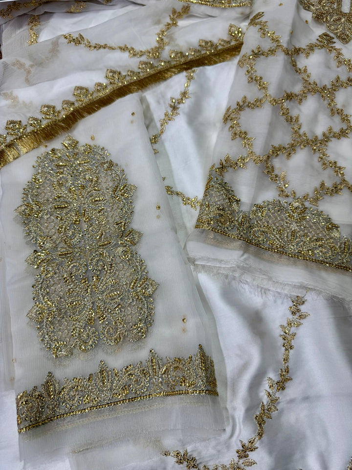 Mahawajahat Chiffon Bridal Suit-Aarasta