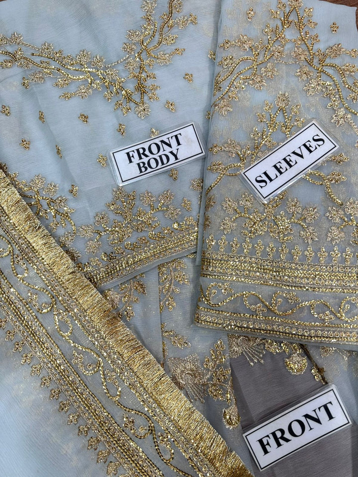 Maha Wajahat Chiffon Frock-Aarasta