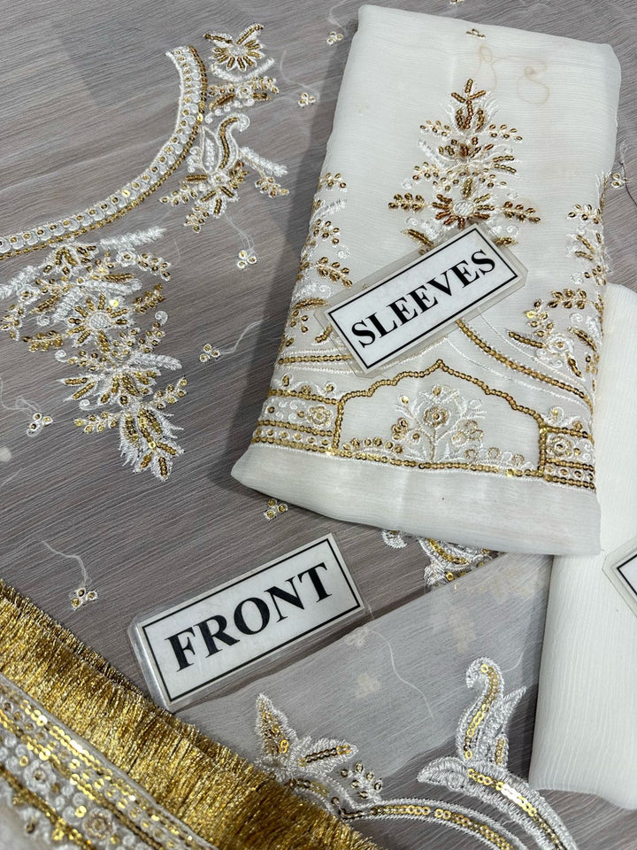 Mahawajahat Chiffon Suit-Aarasta