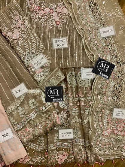 Maria B Organza Maxi-Aarasta