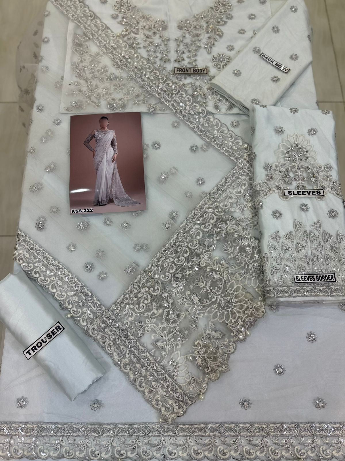 Maria B Net Saree-Aarasta