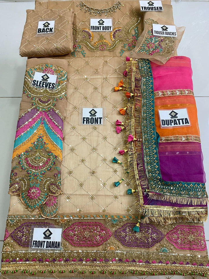 Maria B Organza Maxi-Aarasta