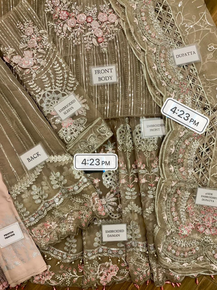 Maria B Organza Maxi-Aarasta