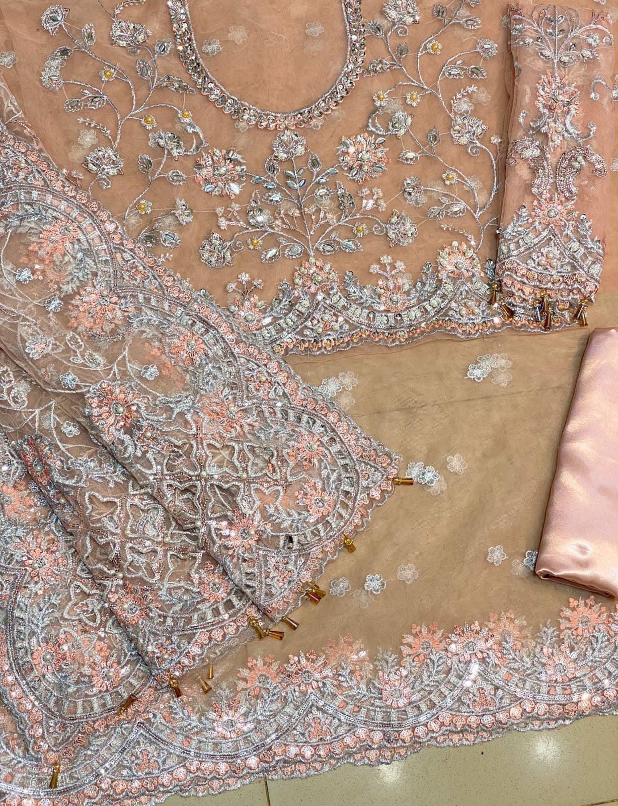 Maria B Net Saree-Aarasta