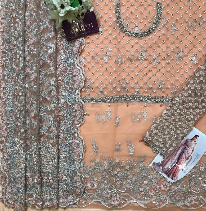 Maria B Net Saree-Aarasta