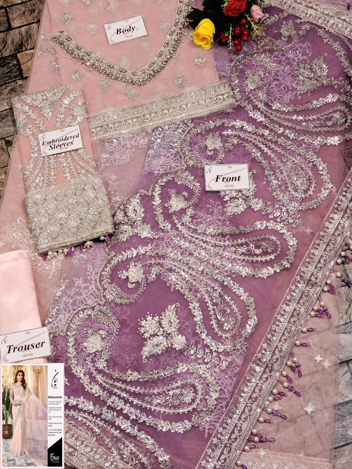 Maria B Net Saree-Aarasta