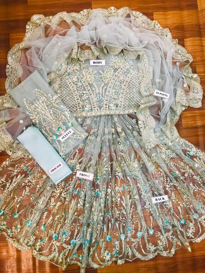 Maria B Net Frock-Aarasta