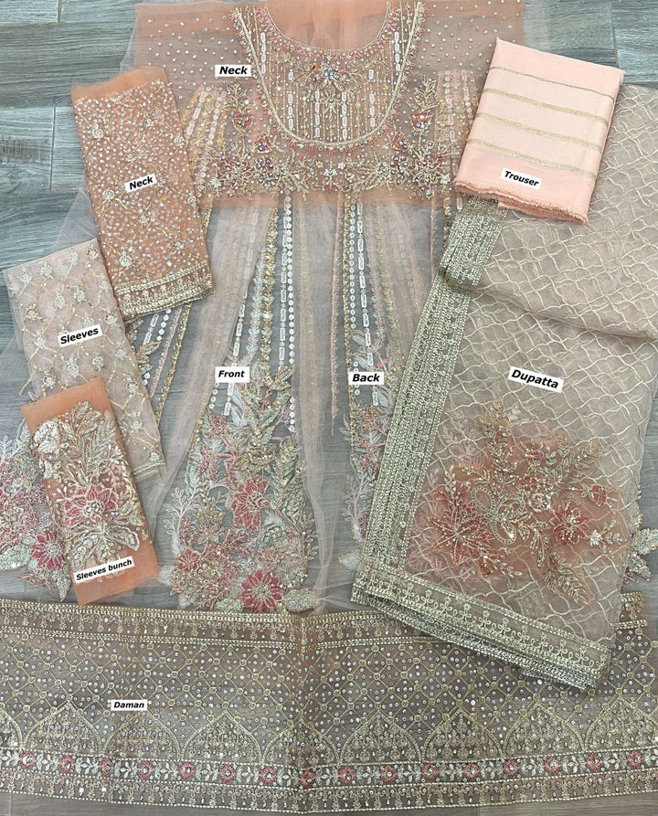 Maria B Net Frock-Aarasta