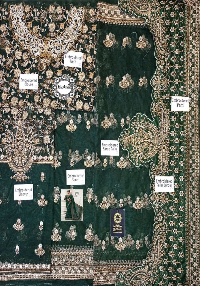 Maria B Net Saree-Aarasta