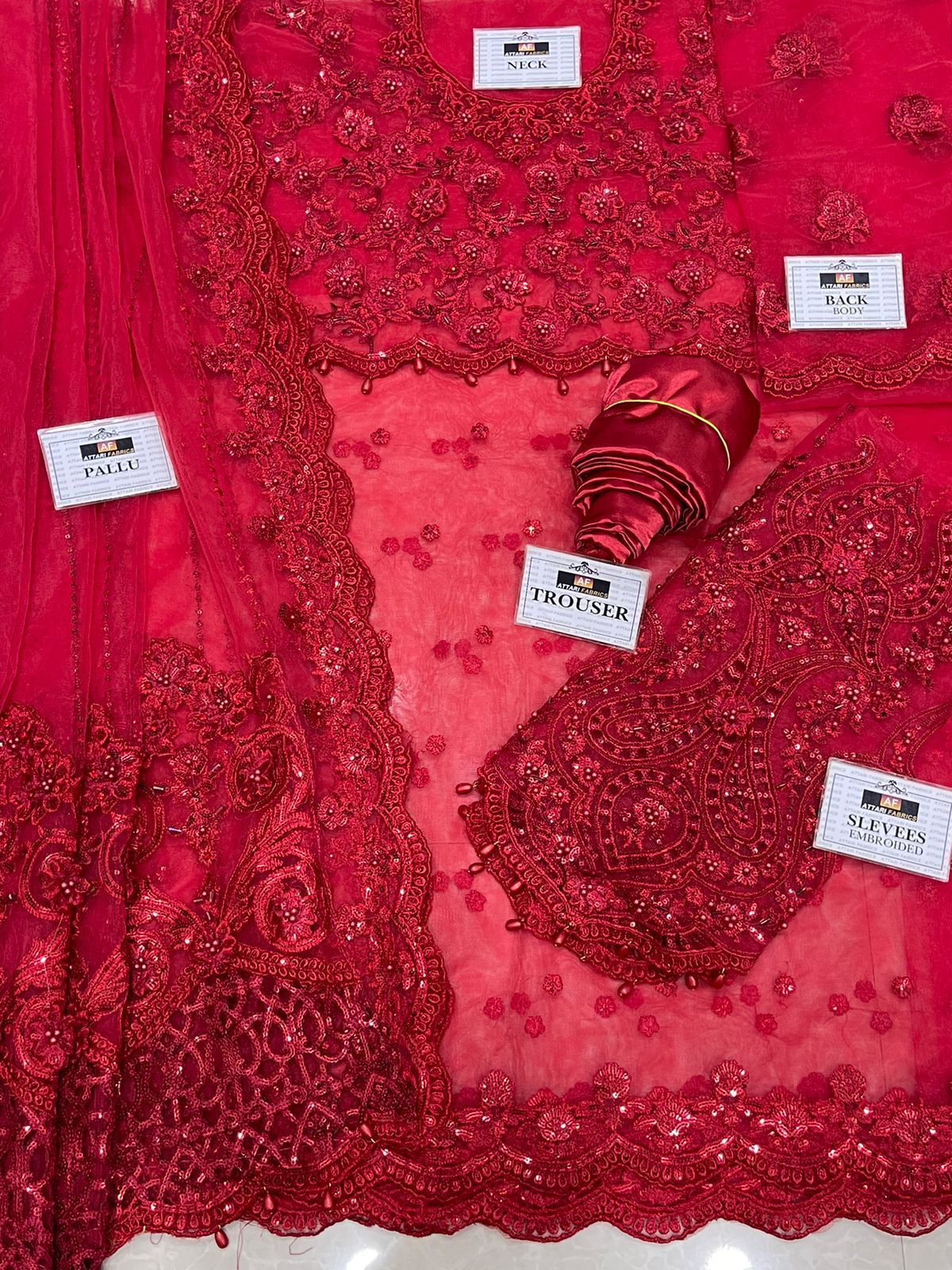 Maria B Net Saree-Aarasta