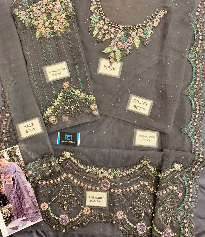 Maria B Net Saree-Aarasta