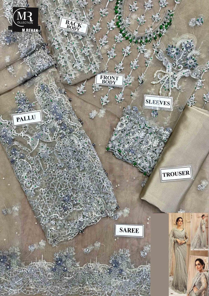 Maria B Net Saree-Aarasta