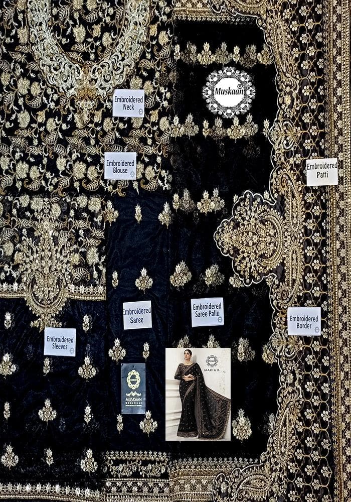 Maria B Net Saree-Aarasta