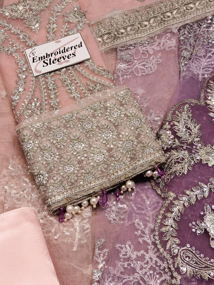 Maria B Net Saree-Aarasta