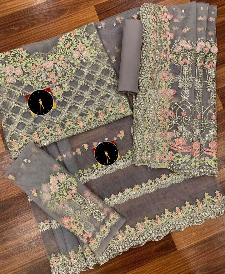 Maria B Net Saree-Aarasta