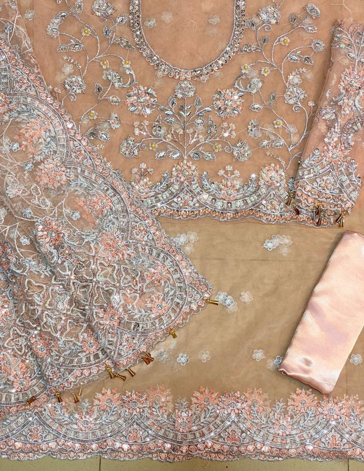 Maria B Net Saree-Aarasta