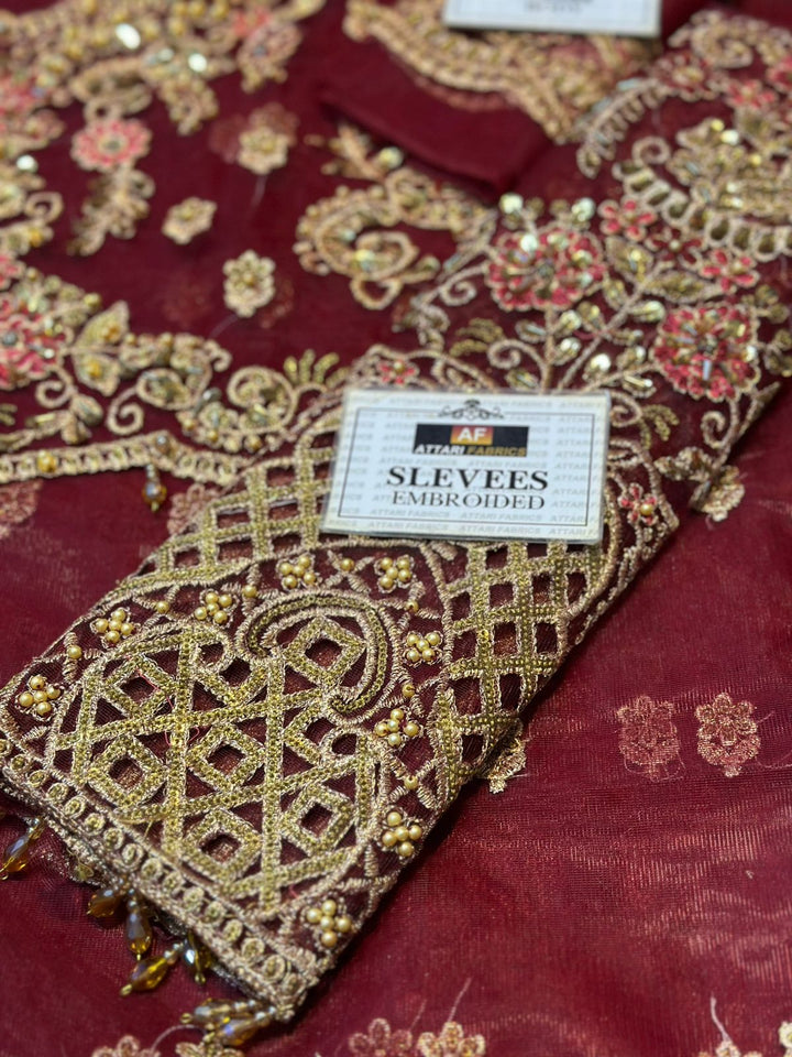 Maria B Net Saree-Aarasta