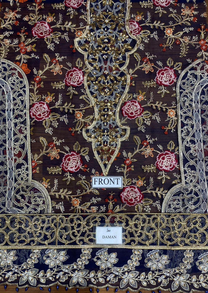 Maria B Organza Bridal Suit-Aarasta