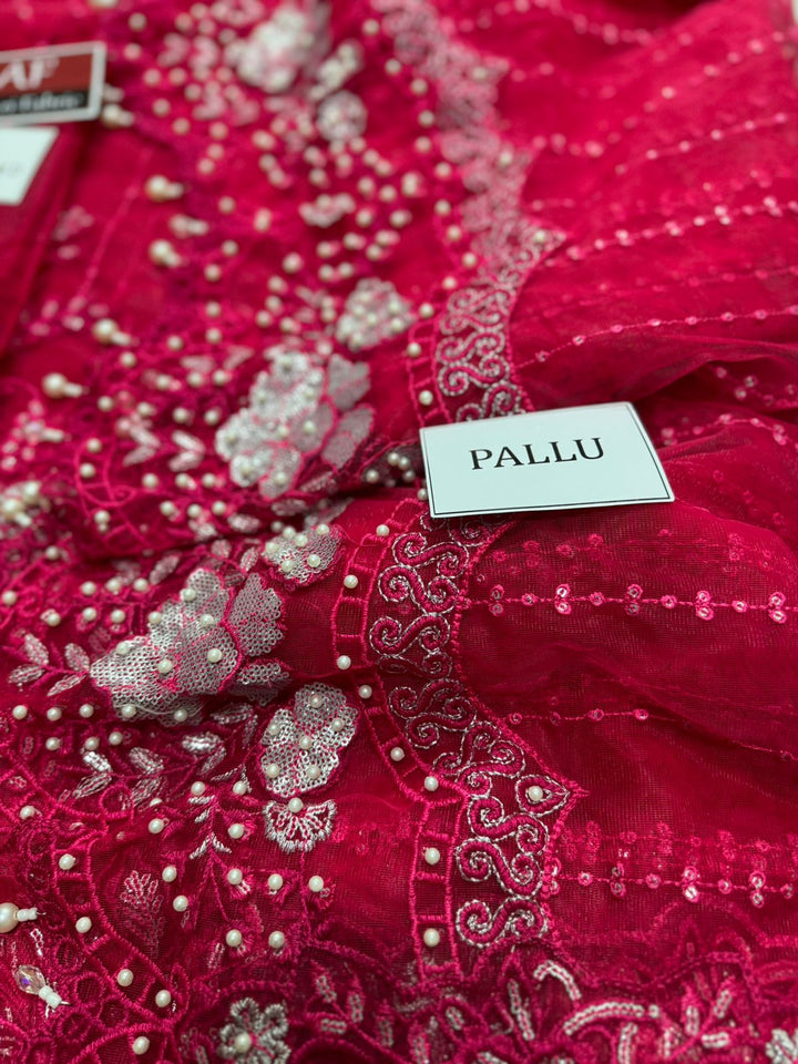 Maria B Net Saree-Aarasta