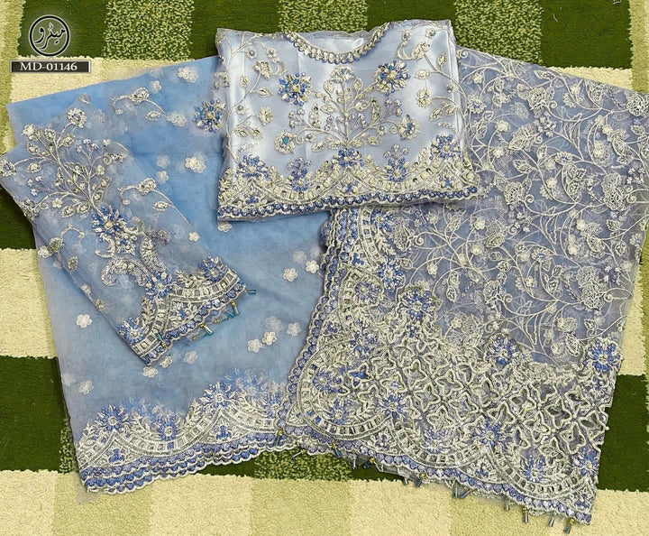 Maria B Net Saree-Aarasta