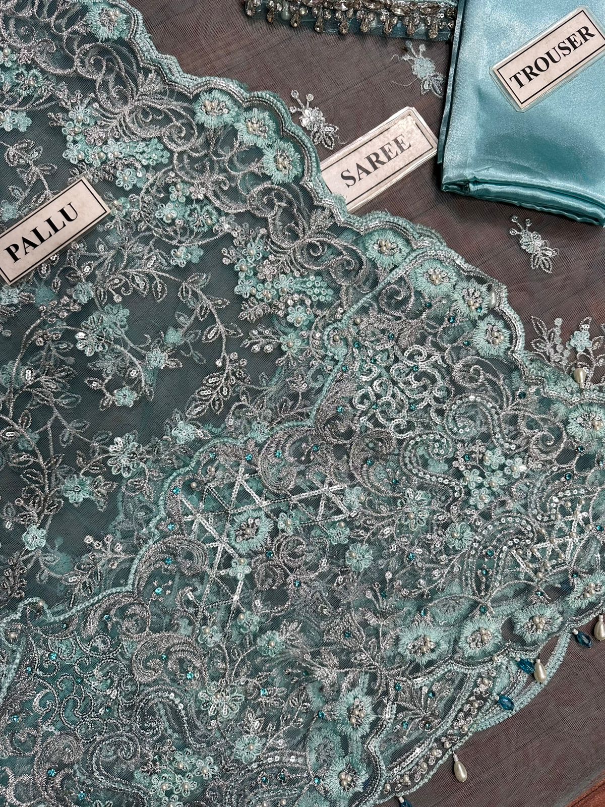 Maria B Net Saree-Aarasta