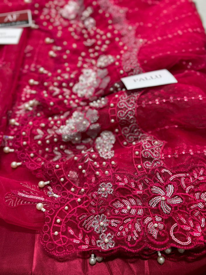 Maria B Net Saree-Aarasta