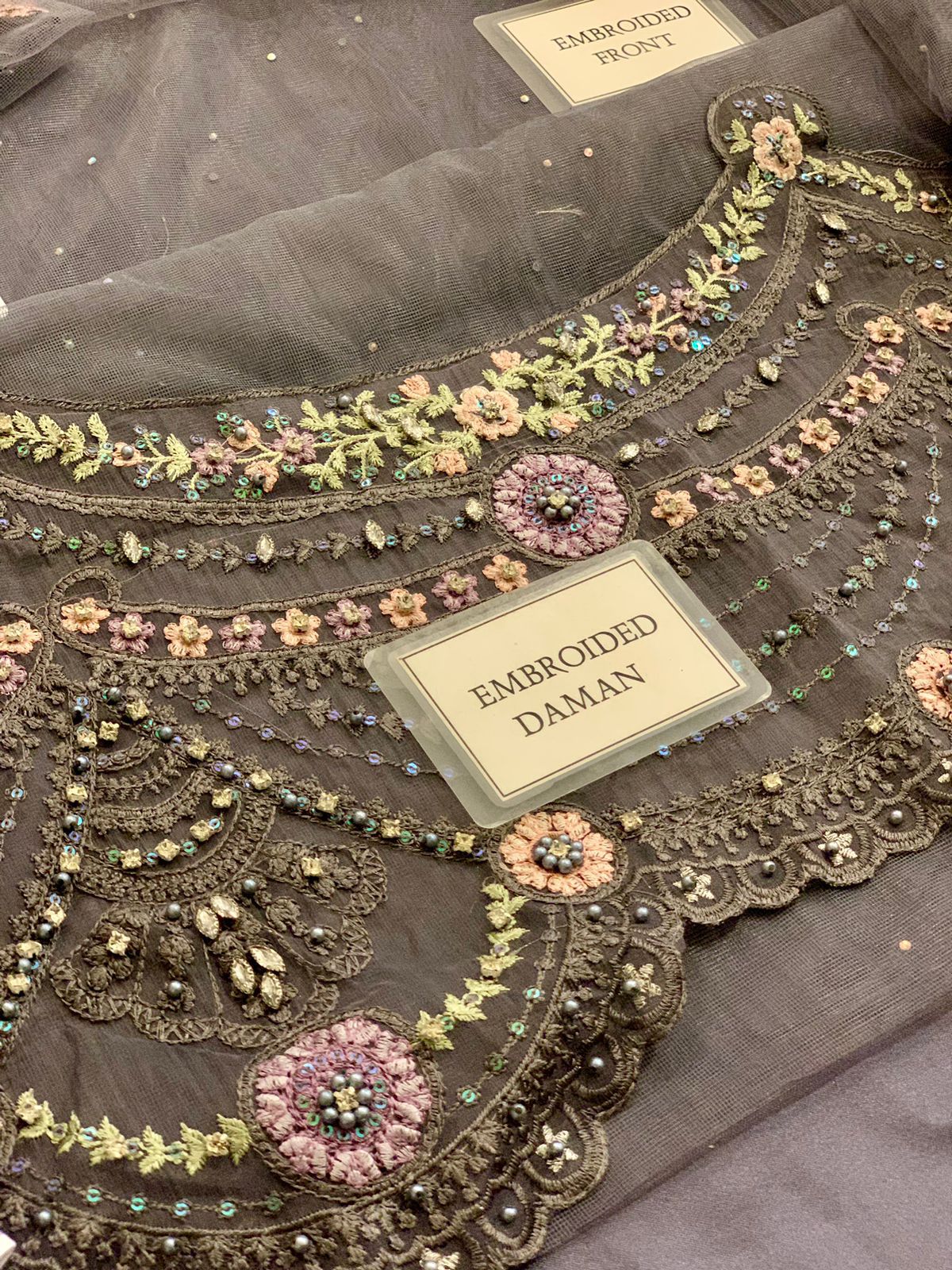 Maria B Net Saree-Aarasta