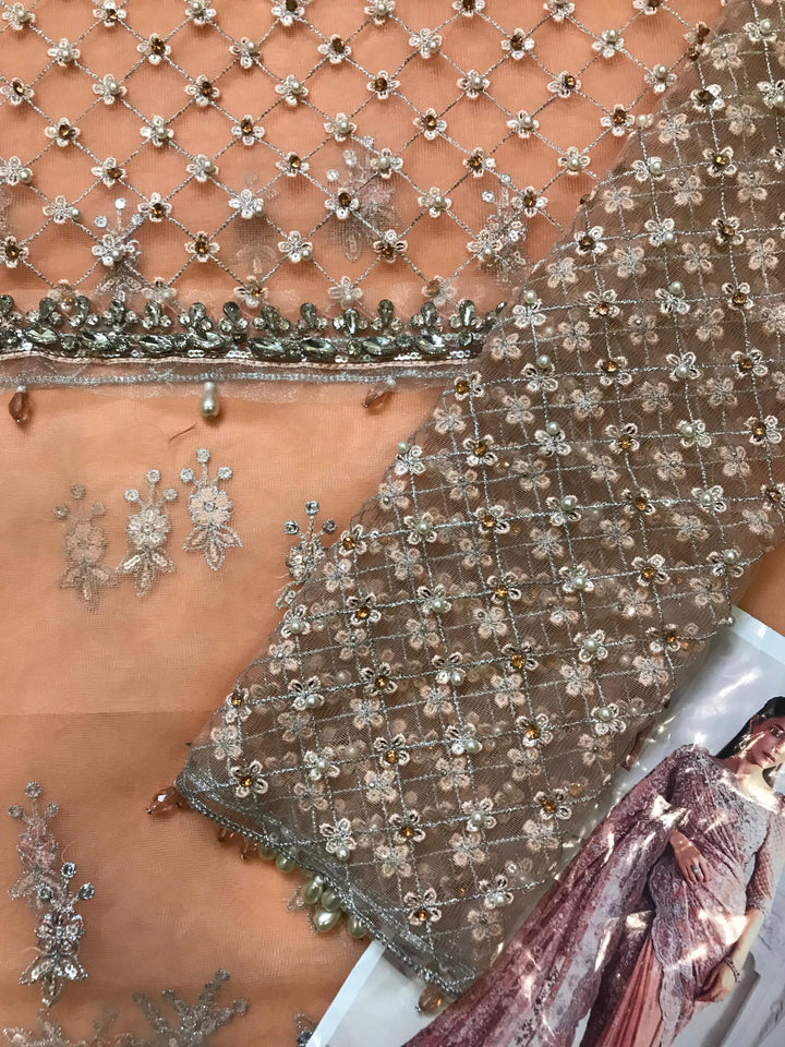 Maria B Net Saree-Aarasta