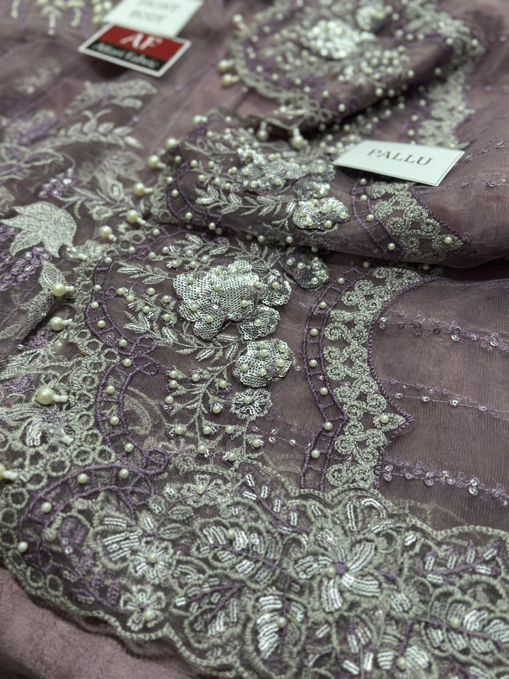 Maria B Net Saree-Aarasta