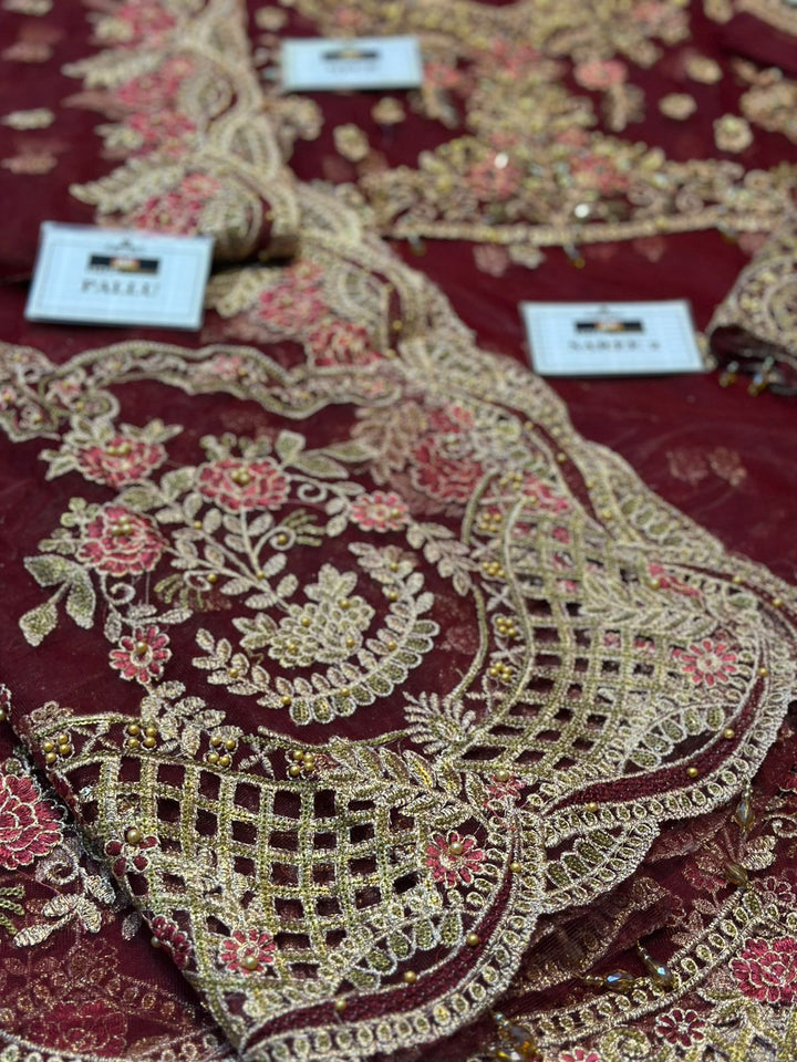 Maria B Net Saree-Aarasta