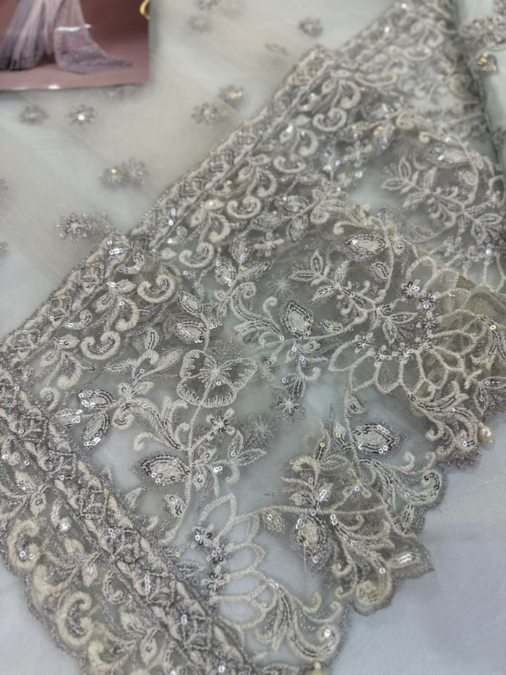 Maria B Net Saree-Aarasta