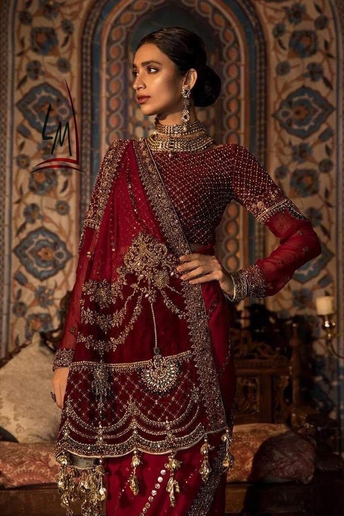 Maria B Chiffon Saree-Aarasta