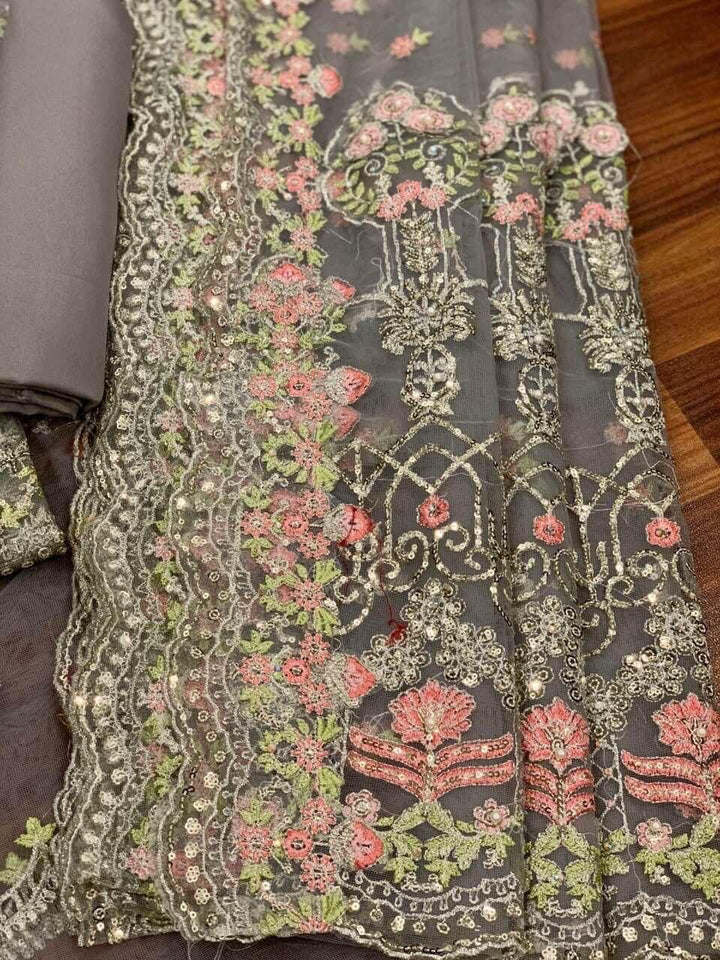 Maria B Net Saree-Aarasta