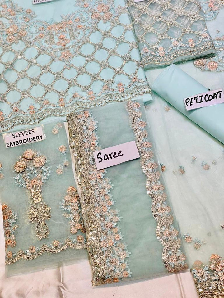 Maria B Net Saree-Aarasta