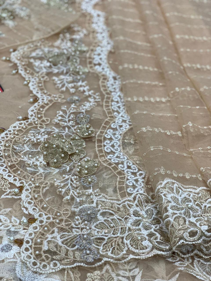 Maria B Net Saree-Aarasta