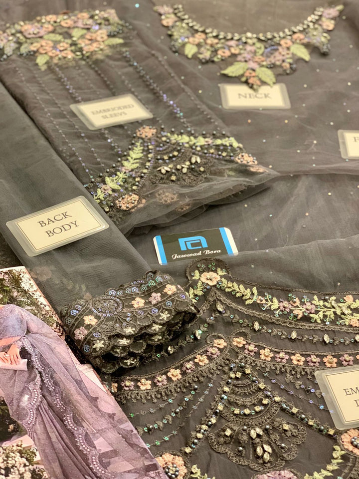 Maria B Net Saree-Aarasta