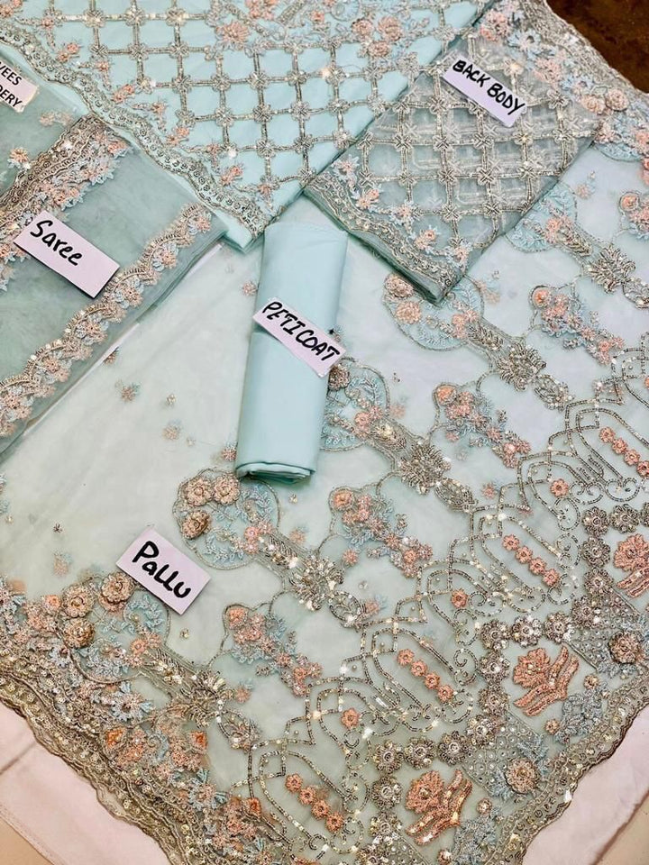 Maria B Net Saree-Aarasta