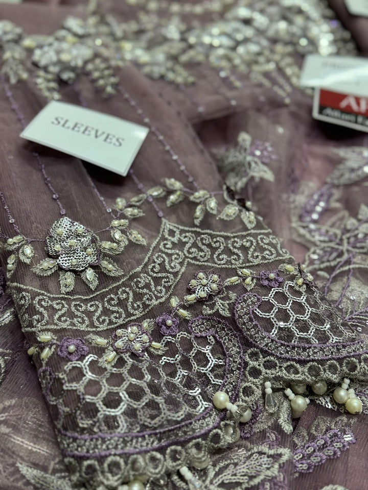 Maria B Net Saree-Aarasta