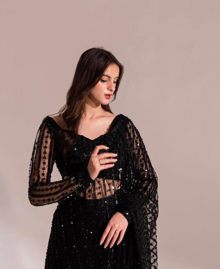 Maria B Net Saree-Aarasta