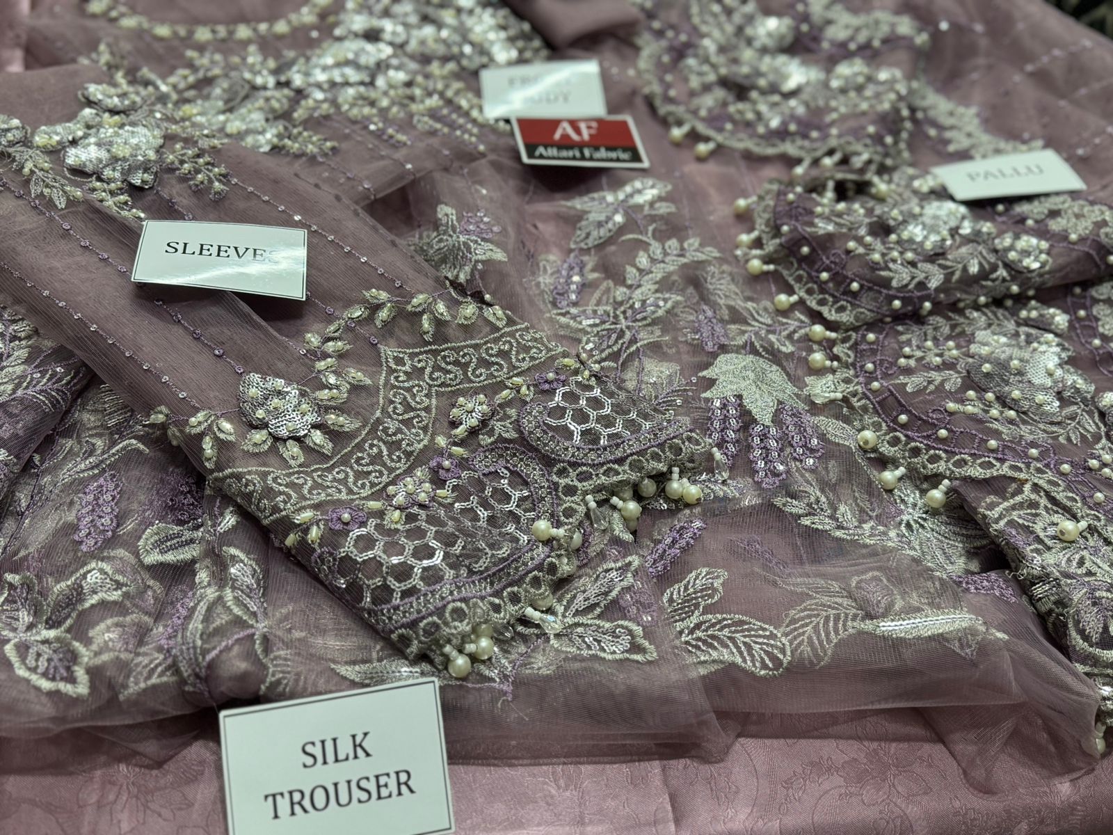 Maria B Net Saree-Aarasta
