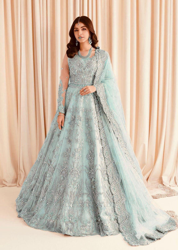 Maria B Net Frock-Ferozi-Net-Maxi-Aarasta