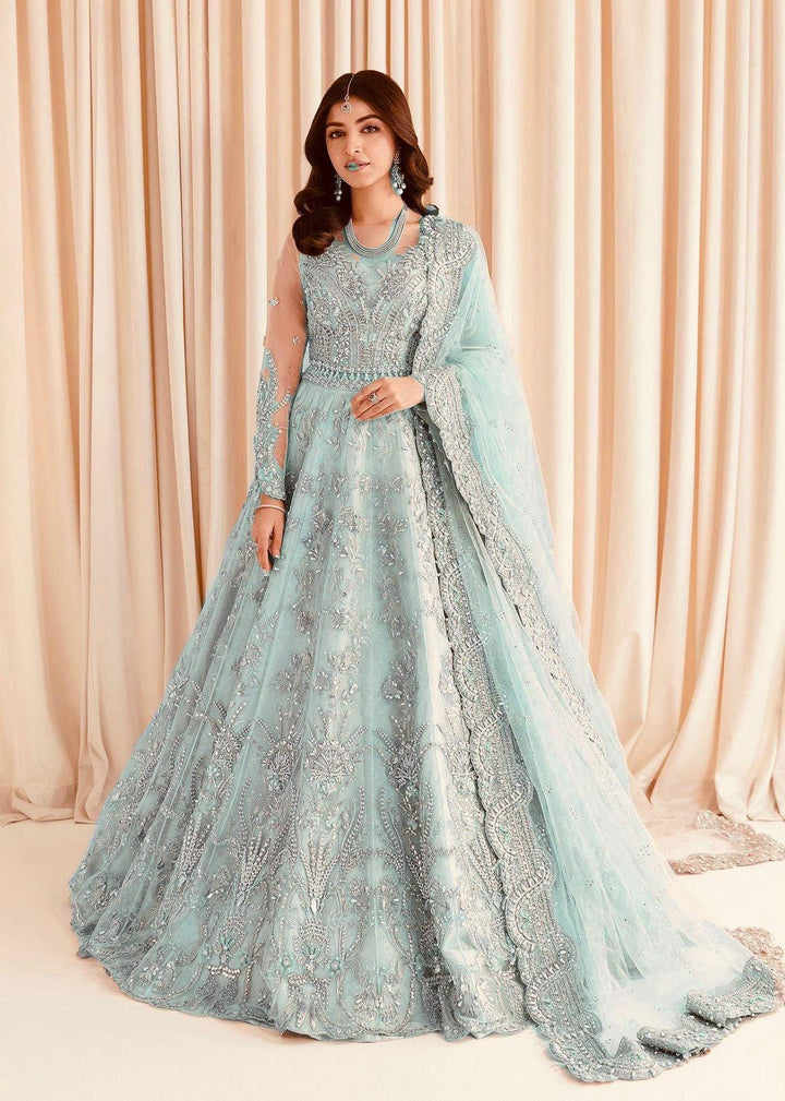 Maria B Net Frock-Ferozi-Net-Maxi-Aarasta