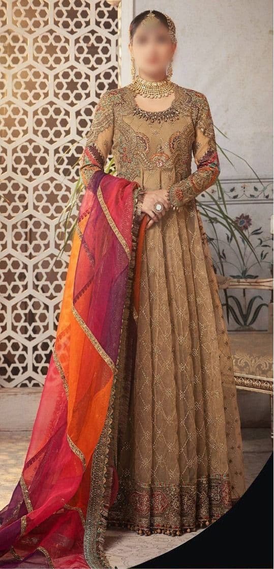 Maria B Organza Maxi-Skin-Organza-Maxi-Aarasta