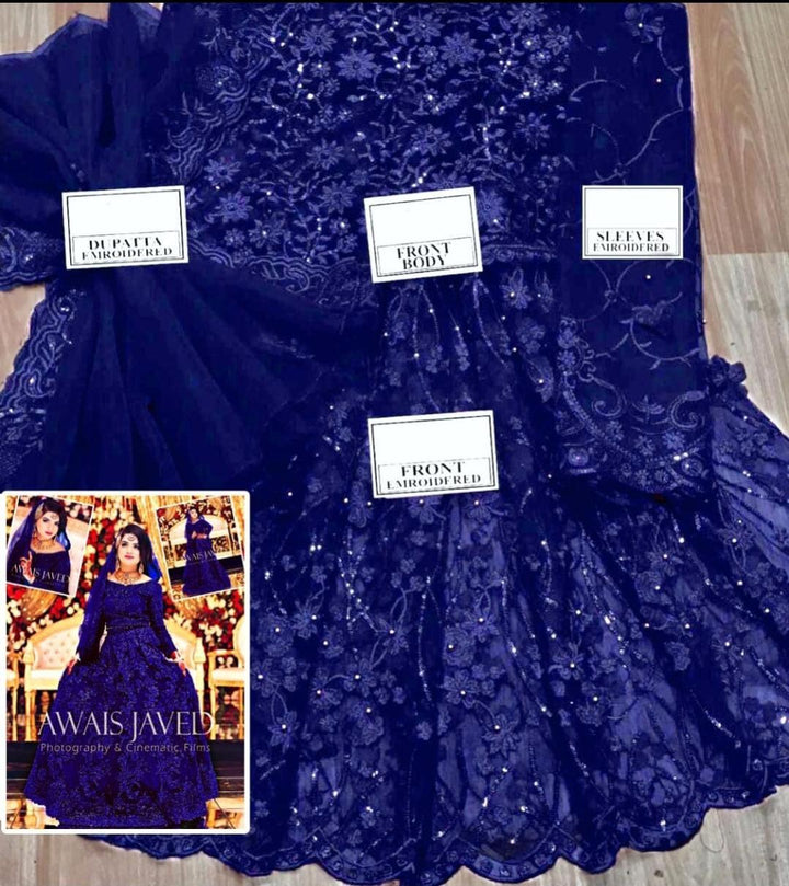 Maryams Net Bridal Suit-Aarasta